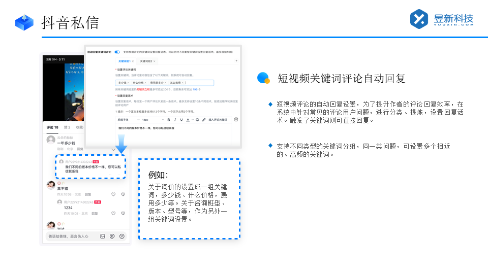 抖音私信為什么不自動回復(fù)_抖音私信怎么設(shè)置自動回復(fù) 抖音客服系統(tǒng) 私信自動回復(fù)機(jī)器人 第3張